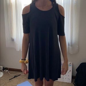 open shoulder dress